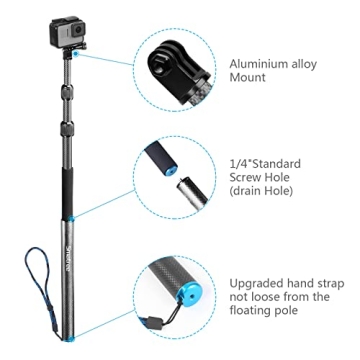 Smatree S3C Extendable Floating Pole for Action Cameras