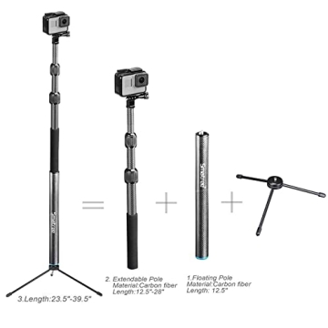 Smatree S3C Extendable Floating Pole for Action Cameras