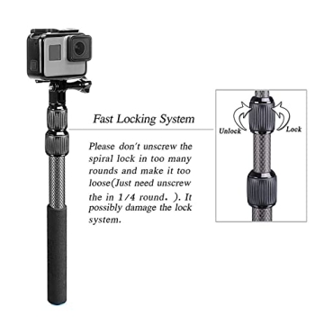Smatree S3C Extendable Floating Pole for Action Cameras