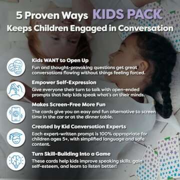 200 Kids Conversation Cards - Help Kids Put Down Tablets and Phones - Get Children to Enjoy Talking ...