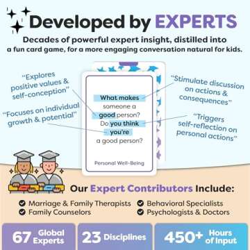 200 Kids Conversation Cards - Help Kids Put Down Tablets and Phones - Get Children to Enjoy Talking and Listening - Great for Car Rides and Family Dinners - A New Way for Kids to Express Themselves