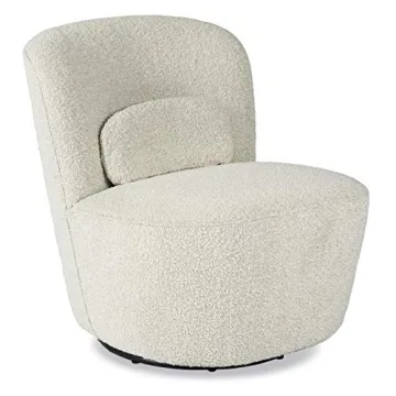 POLY & BARK Elia Swivel Chair - Stylish and Comfortable