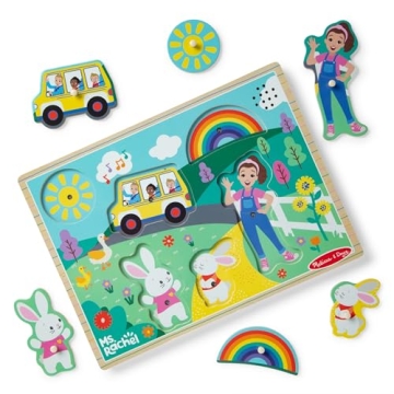 Melissa & Doug Ms. Rachel Musical Puzzle for Toddlers