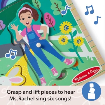 Melissa & Doug Ms. Rachel Musical Puzzle for Toddlers