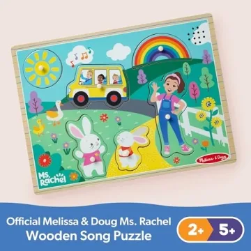 Melissa & Doug Ms. Rachel Musical Puzzle for Toddlers