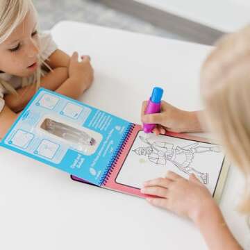 Melissa & Doug On the Go Water Wow! Water Reveal Pad: Bible Stories - Stocking Stuffers, Travel Toys For Toddlers, Mess Free Coloring Books For Kids Ages 3+