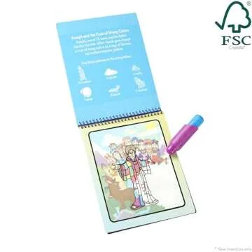 Melissa & Doug Water Wow! Bible Stories Pad for Kids in Travel Size