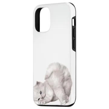 Cute Cat Coquette Pink iPhone 15 Protective Case