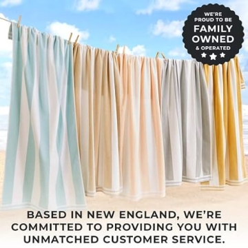 Soft Cabana Striped Beach Towels Pack - Luxury & Comfort