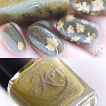 Whats Up Nails Leaves Vinyl Stencils for Nail Art Design
