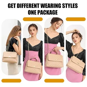 ER.Roulour Quilted Crossbody Bag in Stylish Vegan Leather