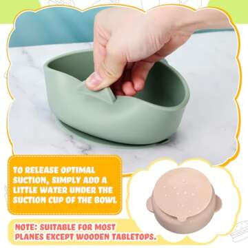 Nuogo 6 Pcs 304 Stainless Steel Baby Bowls with Removable Silicone Shell Toddler Bowls Kids Anti Scald Snack Container for Food Feeding, Dishwasher Safe(Mixed Series Color,Suction-a)