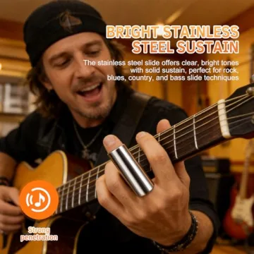 Pinkmoli Guitar Slide Set – Versatile Sound for Musicians