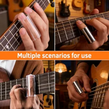 Pinkmoli Guitar Slide Set – Versatile Sound for Musicians