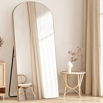 NeuType Arched Full Length Mirror Gold Stylish Bedroom Decor