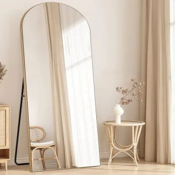NeuType Arched Full Length Mirror Gold Stylish Bedroom Decor