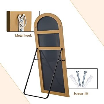 NeuType Arched Full Length Mirror Gold Stylish Bedroom Decor