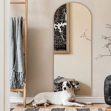 NeuType Arched Full Length Mirror Gold Stylish Bedroom Decor