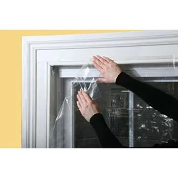 Frost King V96H Outdoor Stretch Window Kit, 84in x 110in, Clear, 84-Inch by 110-Inch