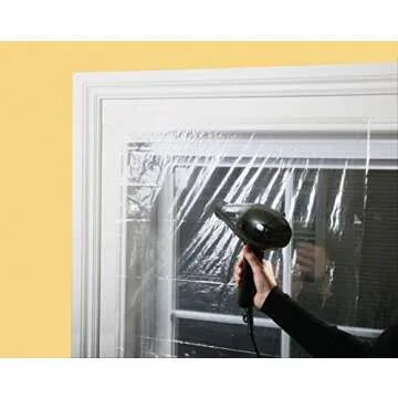 Frost King V96H Outdoor Stretch Window Kit, 84in x 110in, Clear, 84-Inch by 110-Inch