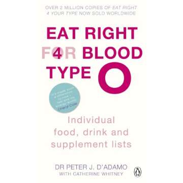 Eat Right for Blood Type O: Maximise your health with individual food, drink and supplement lists fo...