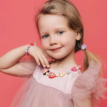 mortd 12Pcs Valentine's Day Silicone Focal Beads, Valentine's Day Heart Silicone Beads XOXO Focal Beads for Beadable Pen Keychain Making, DIY Pen Beads Focal Beads for Valentine's Day Party Supplies