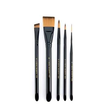 Royal & Langnickel 5-Piece Deluxe Watercolor Brush Set for Artists