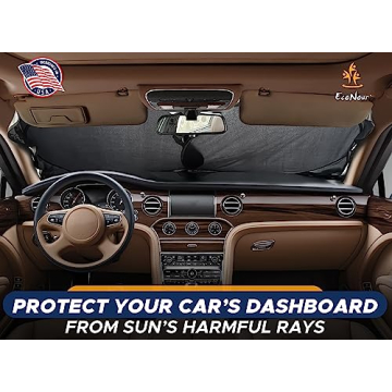 EcoNour Car Sun Shade Reflective UV Protection Foldable