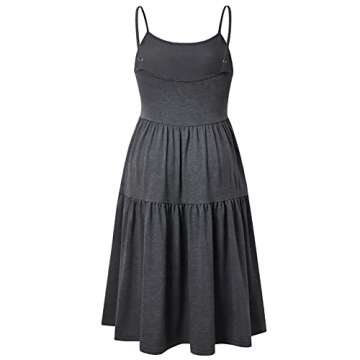 GINKANA Maternity Dresses Spaghetti Strap Cami Dress for Summer Casual Wear