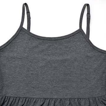 GINKANA Maternity Summer Cami Dress for Baby Showers