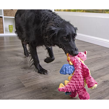 goDog Dragon Squeaky Toy - Chew Guard Technology Large