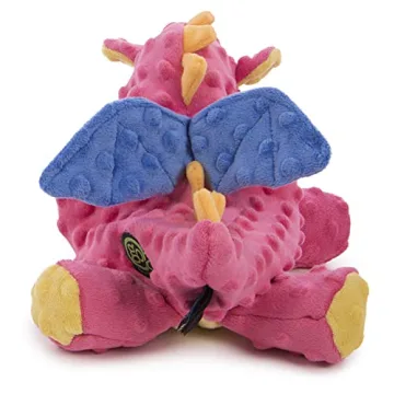 goDog Dragon Squeaky Toy - Chew Guard Technology Large