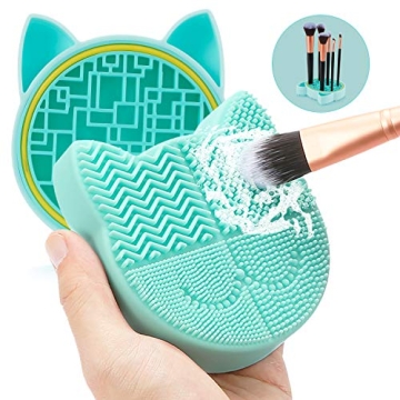 TailaiMei Makeup Brush Cleaning Mat and Drying Holder