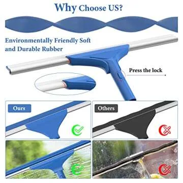 VOUBIEN 2 in 1 Window Cleaner Kit for Home and Car