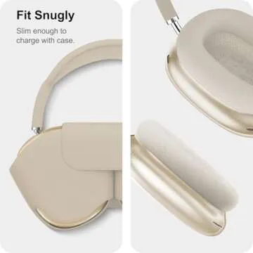 MOLOPPO AirPods Max Case Cover 3-in-1 Accessories Protector