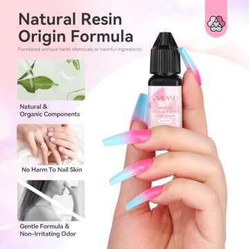 SAVILAND Airbrush Gel Nail Polish: 12 vitality Colors Set with Fine Mist Nail for Color Spray Perfect Nail Polish Nail Art Design