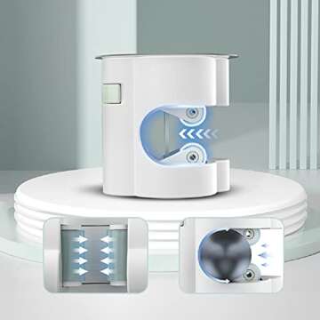 CQT Mop and Broom Holder Gripper No Drilling Adhesive