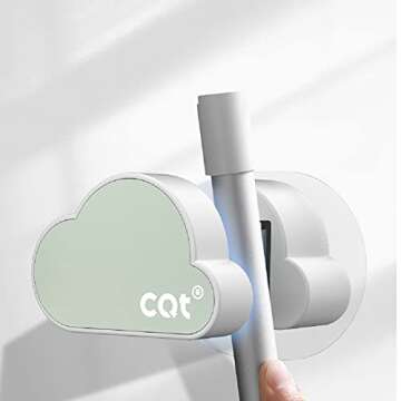 CQT Mop and Broom Holder Gripper No Drilling Adhesive