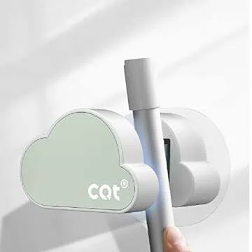 CQT Mop and Broom Holder Gripper No Drilling Adhesive