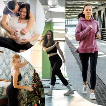 High Waisted SOLBOME Leggings for Women - No See Through