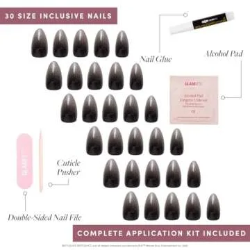 Glamnetic Beetlejuice™ Press On Nails | Reusable & Stylish