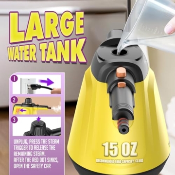 Natural Multi-Surface Handheld Steam Cleaner - Eco-Friendly Cleaning Solutions