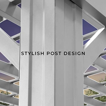 Stylish Backyard Discovery Pergola with PowerPort and Shade