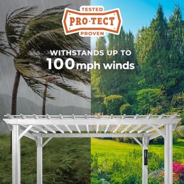 Stylish Backyard Discovery Pergola with PowerPort and Shade