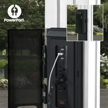 Stylish Backyard Discovery Pergola with PowerPort and Shade