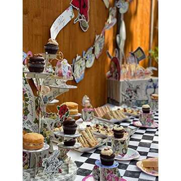 Truly Alice Teapot Cupcake Stands for Tea Parties