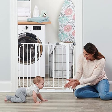 Regalo EasyStep 38.5-Inch Walk Thru Baby Gate with Extension