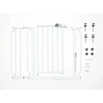 Regalo EasyStep 38.5-Inch Walk Thru Baby Gate with Extension