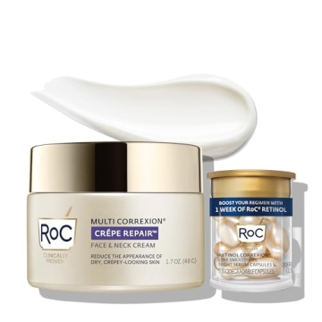 RoC Anti-Aging Crepe Repair Moisturizer Retinol Capsules Set