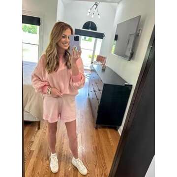 Arssm Women Casual Knitted Striped Sweater Outfits